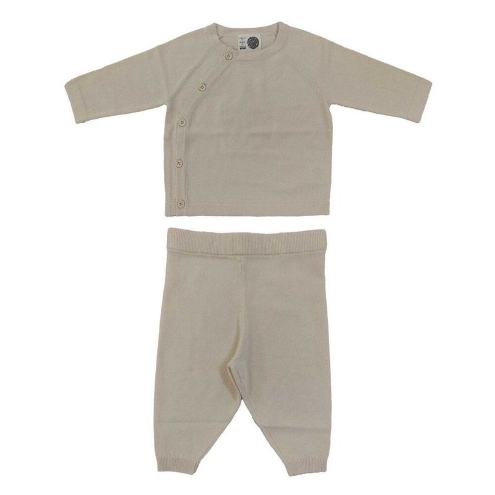 Pretty Green Baby Viscose Long-Sleeved Top And Leggings Set / Birch